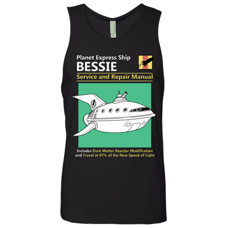 T-Shirts Black / Small Bessie Service and Repair Manual Men's Premium Tank Top