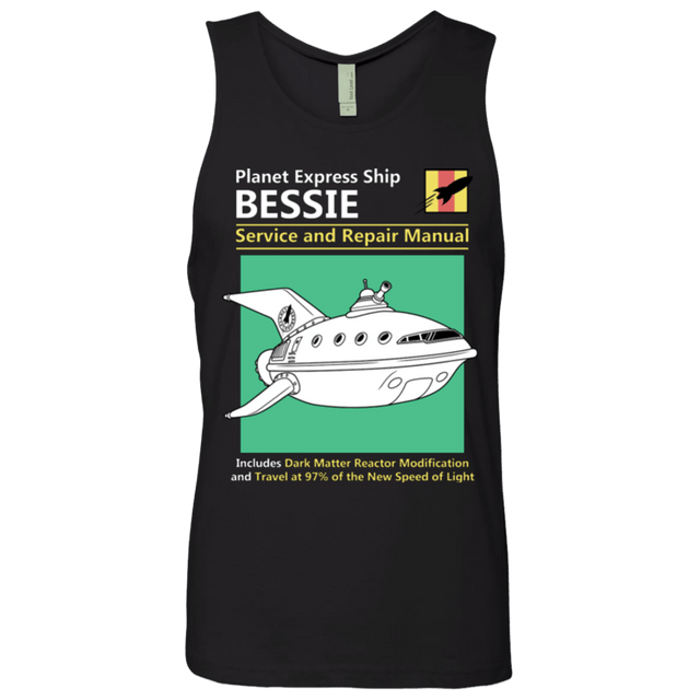 T-Shirts Black / Small Bessie Service and Repair Manual Men's Premium Tank Top