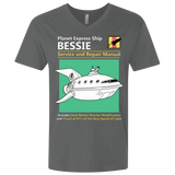 T-Shirts Heavy Metal / X-Small Bessie Service and Repair Manual Men's Premium V-Neck