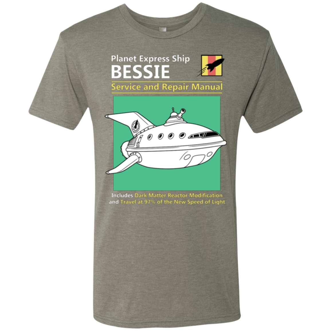 T-Shirts Venetian Grey / Small Bessie Service and Repair Manual Men's Triblend T-Shirt