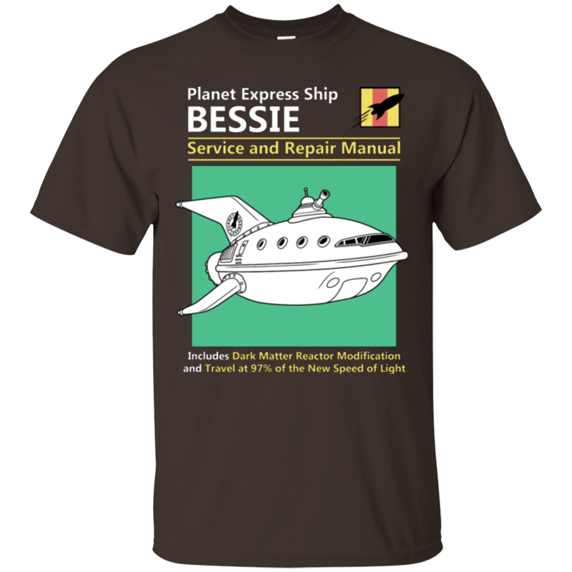 T-Shirts Dark Chocolate / Small Bessie Service and Repair Manual T-Shirt
