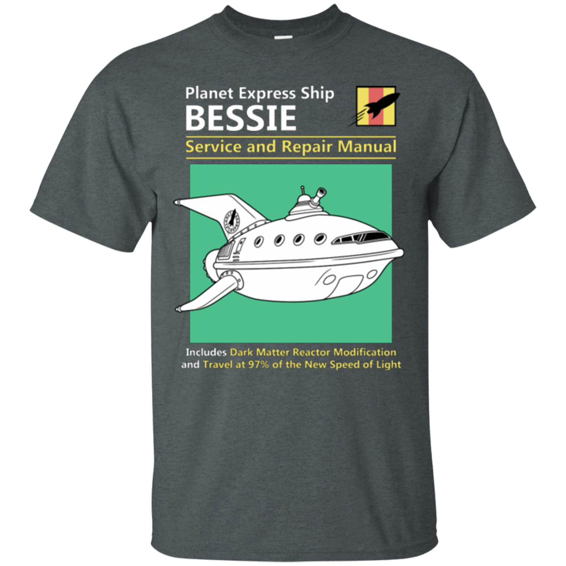 T-Shirts Dark Heather / Small Bessie Service and Repair Manual T-Shirt