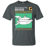 T-Shirts Dark Heather / Small Bessie Service and Repair Manual T-Shirt
