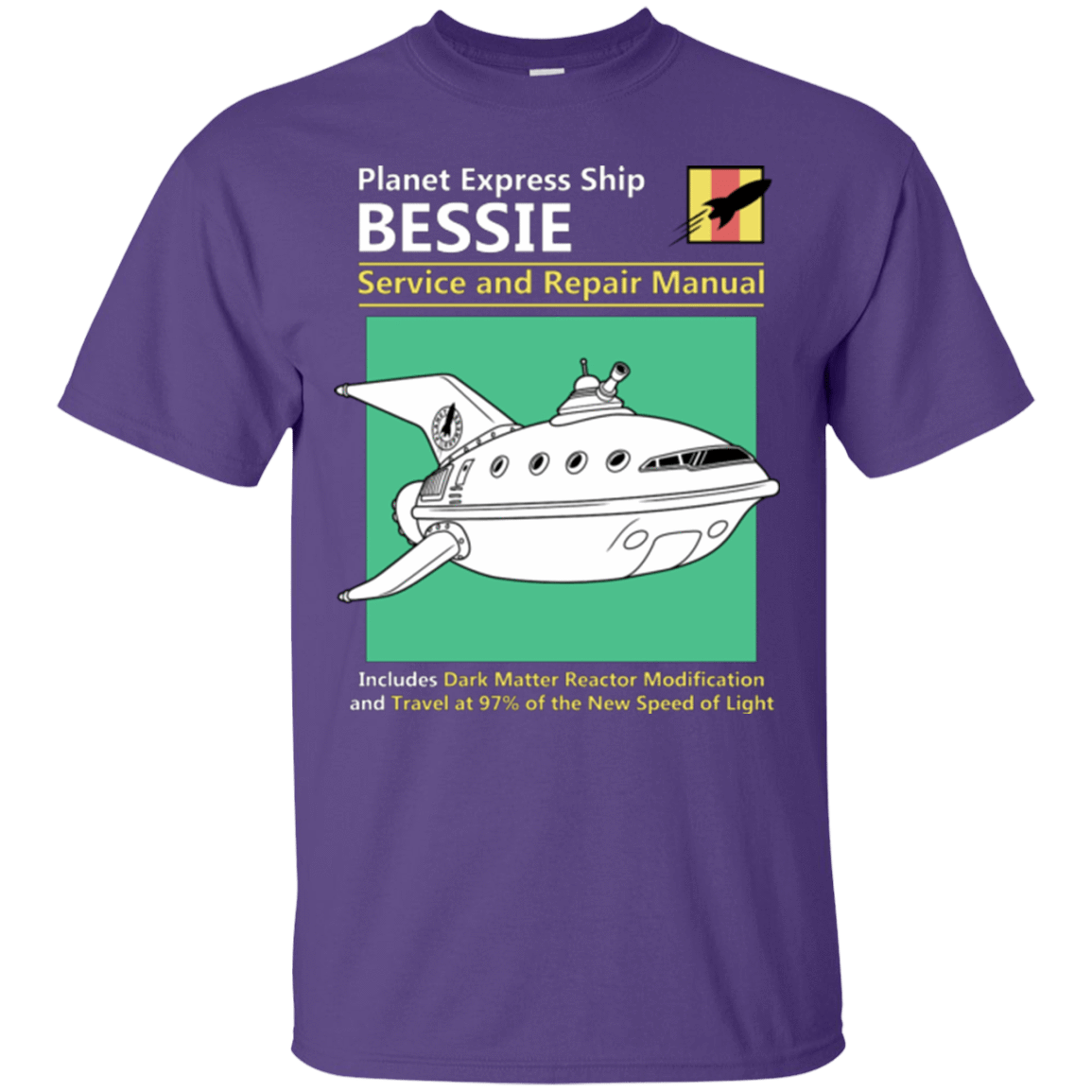 T-Shirts Purple / Small Bessie Service and Repair Manual T-Shirt