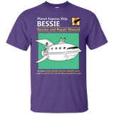 T-Shirts Purple / Small Bessie Service and Repair Manual T-Shirt