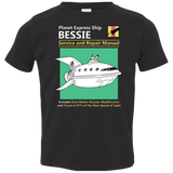 T-Shirts Black / 2T Bessie Service and Repair Manual Toddler Premium T-Shirt