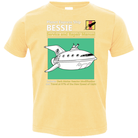 T-Shirts Butter / 2T Bessie Service and Repair Manual Toddler Premium T-Shirt