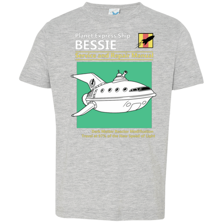 T-Shirts Heather / 2T Bessie Service and Repair Manual Toddler Premium T-Shirt