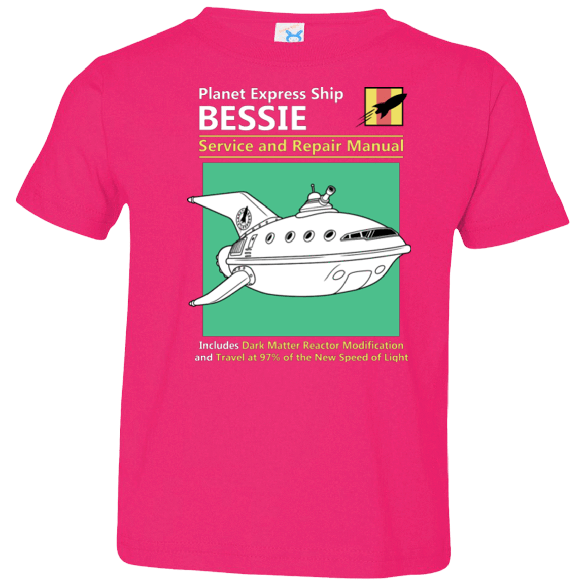 T-Shirts Hot Pink / 2T Bessie Service and Repair Manual Toddler Premium T-Shirt