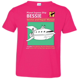 T-Shirts Hot Pink / 2T Bessie Service and Repair Manual Toddler Premium T-Shirt