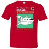 T-Shirts Red / 2T Bessie Service and Repair Manual Toddler Premium T-Shirt