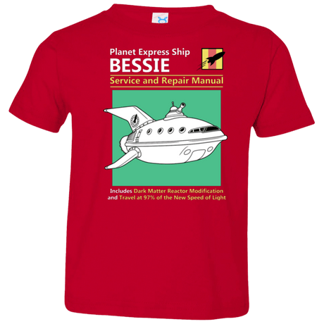 T-Shirts Red / 2T Bessie Service and Repair Manual Toddler Premium T-Shirt
