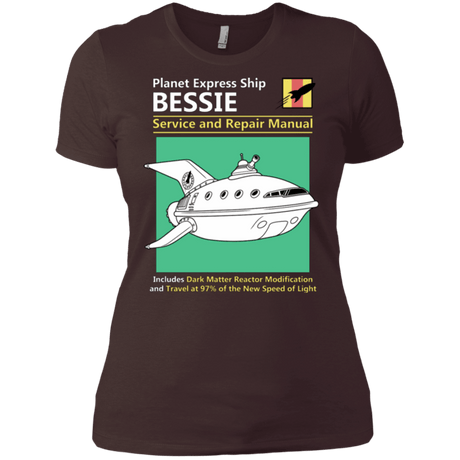 T-Shirts Dark Chocolate / X-Small Bessie Service and Repair Manual Women's Premium T-Shirt