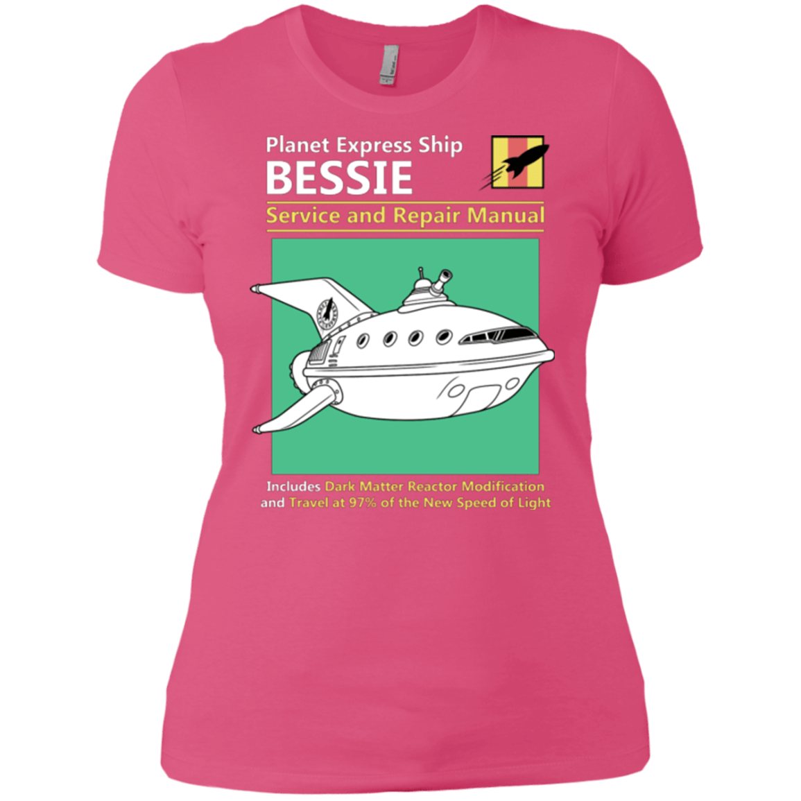 T-Shirts Hot Pink / X-Small Bessie Service and Repair Manual Women's Premium T-Shirt