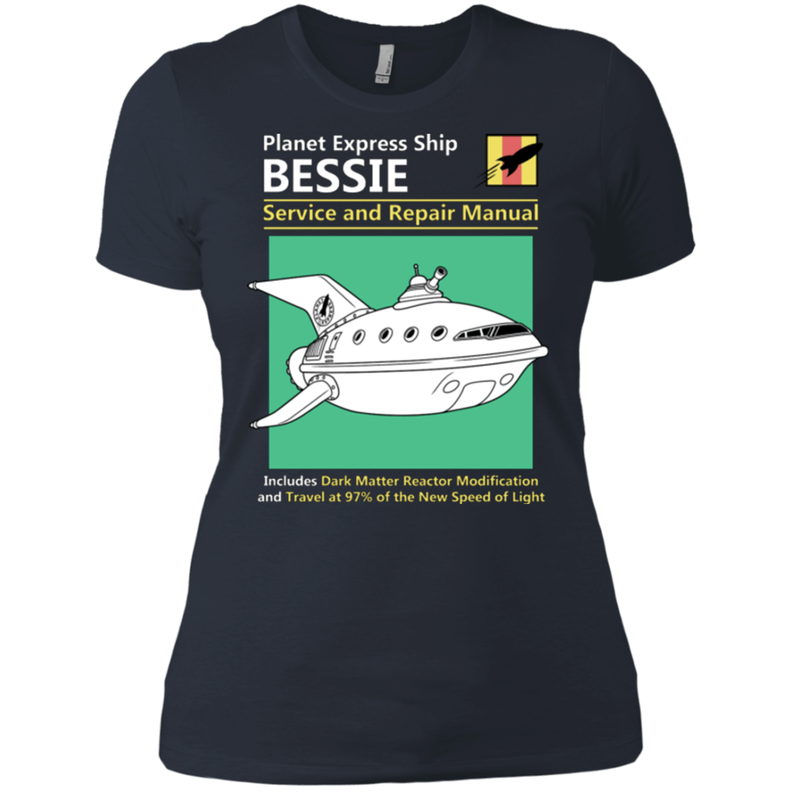 T-Shirts Indigo / X-Small Bessie Service and Repair Manual Women's Premium T-Shirt