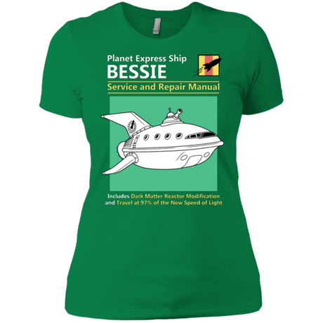 T-Shirts Kelly Green / X-Small Bessie Service and Repair Manual Women's Premium T-Shirt