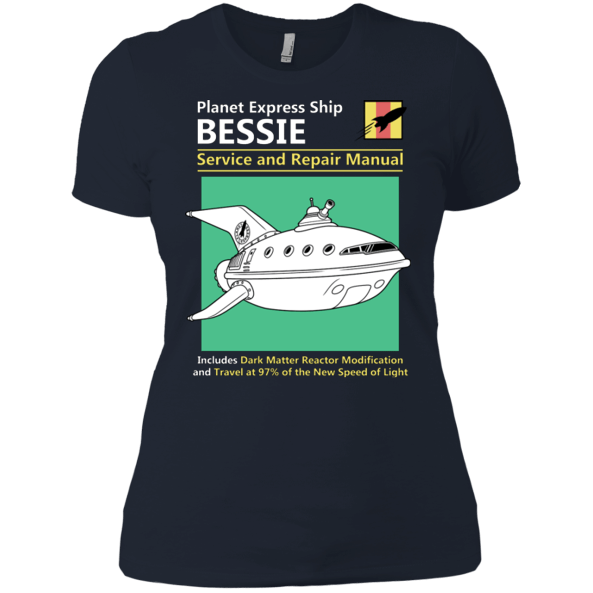T-Shirts Midnight Navy / X-Small Bessie Service and Repair Manual Women's Premium T-Shirt