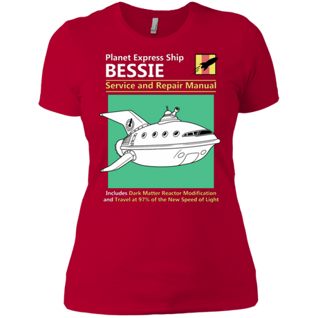 T-Shirts Red / X-Small Bessie Service and Repair Manual Women's Premium T-Shirt