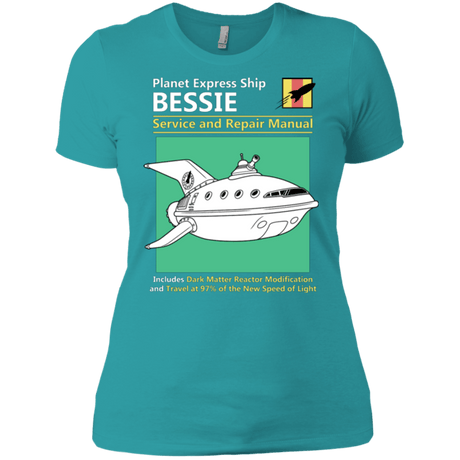 T-Shirts Tahiti Blue / X-Small Bessie Service and Repair Manual Women's Premium T-Shirt