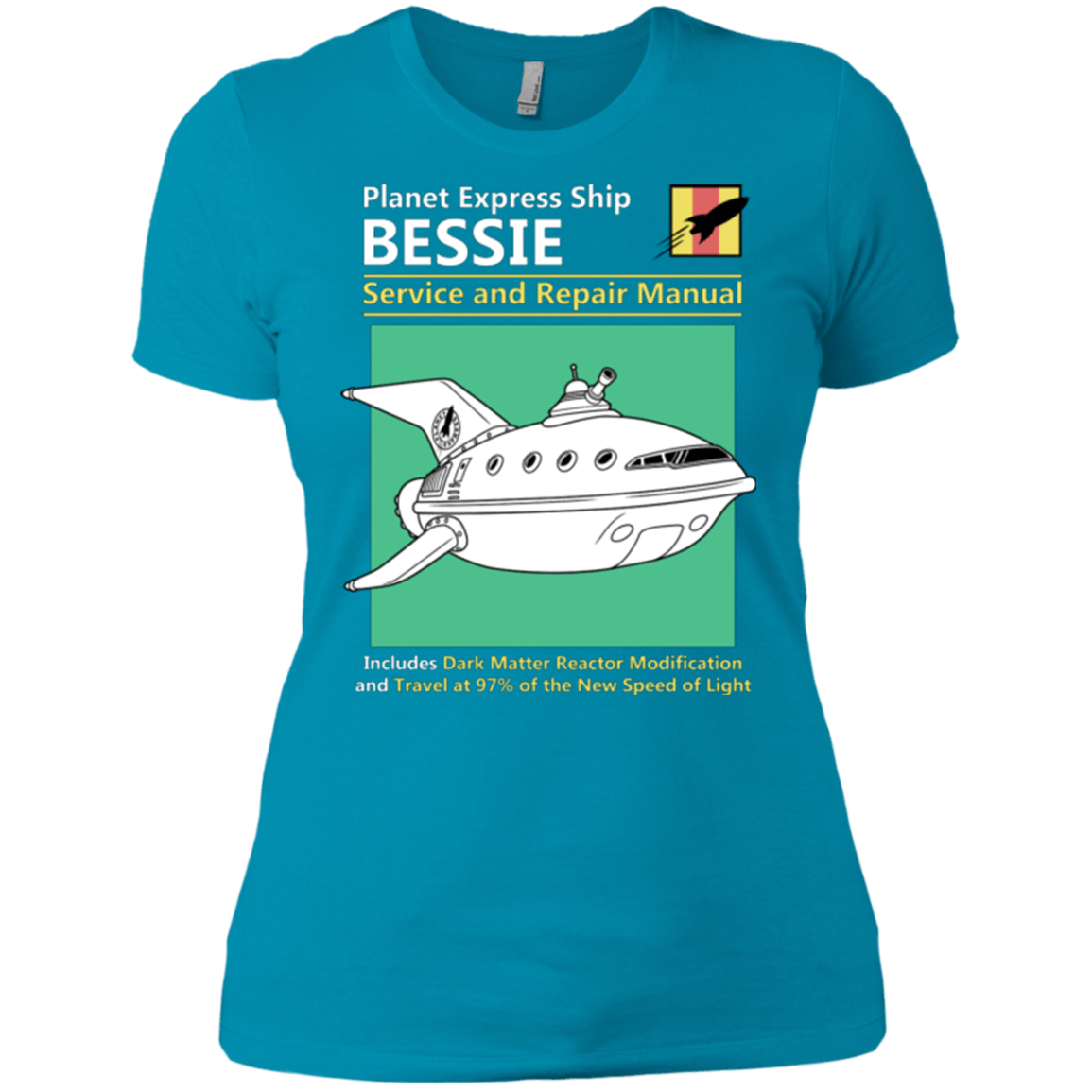 T-Shirts Turquoise / X-Small Bessie Service and Repair Manual Women's Premium T-Shirt