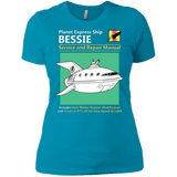 T-Shirts Turquoise / X-Small Bessie Service and Repair Manual Women's Premium T-Shirt
