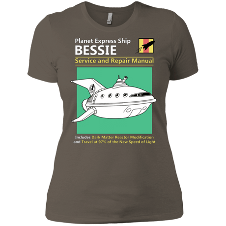T-Shirts Warm Grey / X-Small Bessie Service and Repair Manual Women's Premium T-Shirt