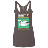 T-Shirts Macchiato / X-Small Bessie Service and Repair Manual Women's Triblend Racerback Tank