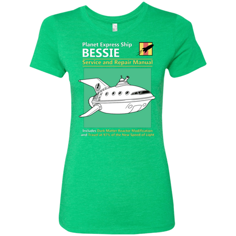 T-Shirts Envy / Small Bessie Service and Repair Manual Women's Triblend T-Shirt