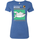 T-Shirts Vintage Royal / Small Bessie Service and Repair Manual Women's Triblend T-Shirt