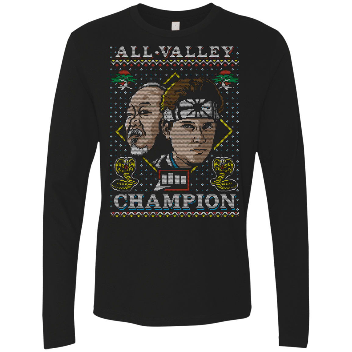 T-Shirts Black / Small Best Around Men's Premium Long Sleeve