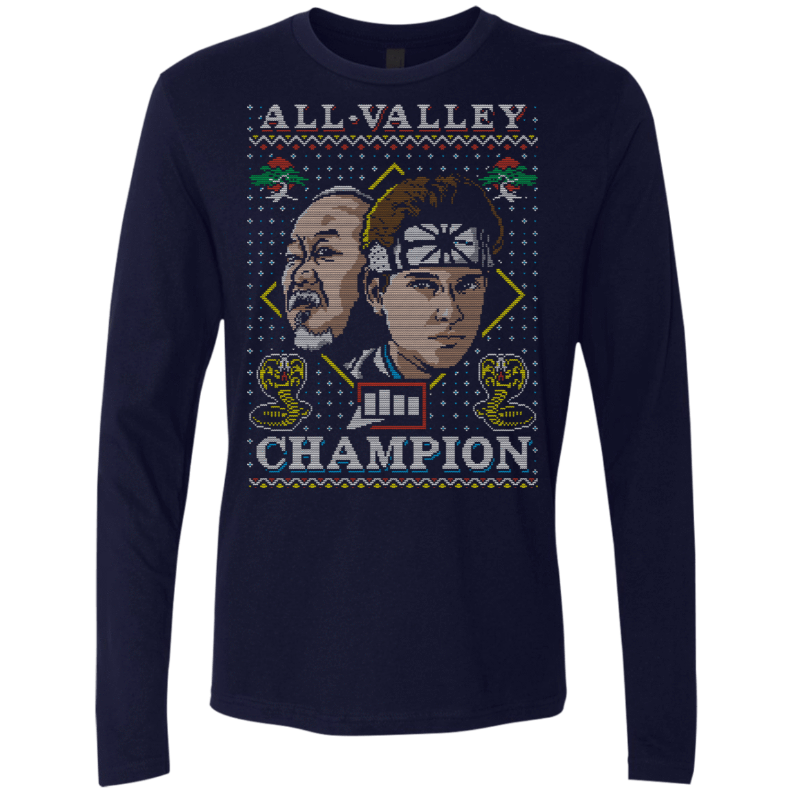 T-Shirts Midnight Navy / Small Best Around Men's Premium Long Sleeve