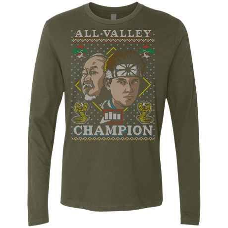 T-Shirts Military Green / Small Best Around Men's Premium Long Sleeve
