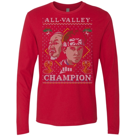 T-Shirts Red / Small Best Around Men's Premium Long Sleeve