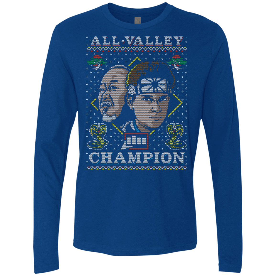 T-Shirts Royal / Small Best Around Men's Premium Long Sleeve