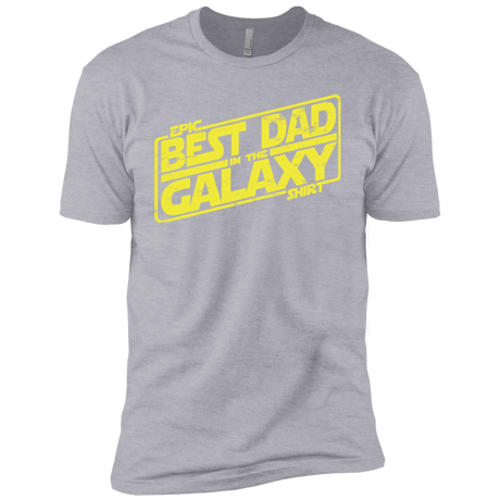 T-Shirts Heather Grey / YXS Best Dad in the Galaxy Boys Premium T-Shirt