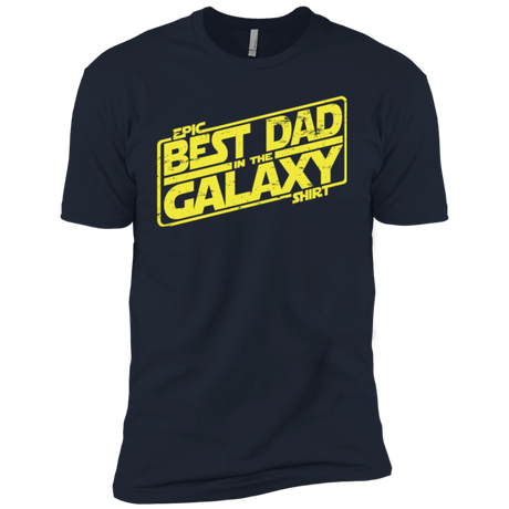 T-Shirts Midnight Navy / YXS Best Dad in the Galaxy Boys Premium T-Shirt