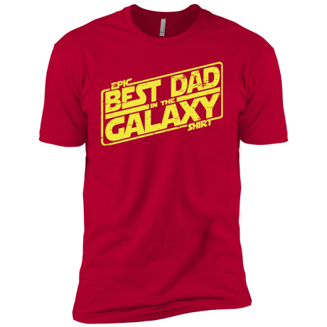 T-Shirts Red / YXS Best Dad in the Galaxy Boys Premium T-Shirt