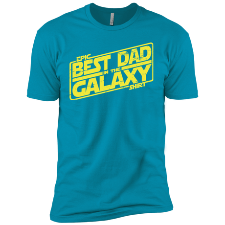 T-Shirts Turquoise / YXS Best Dad in the Galaxy Boys Premium T-Shirt