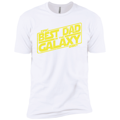 T-Shirts White / YXS Best Dad in the Galaxy Boys Premium T-Shirt