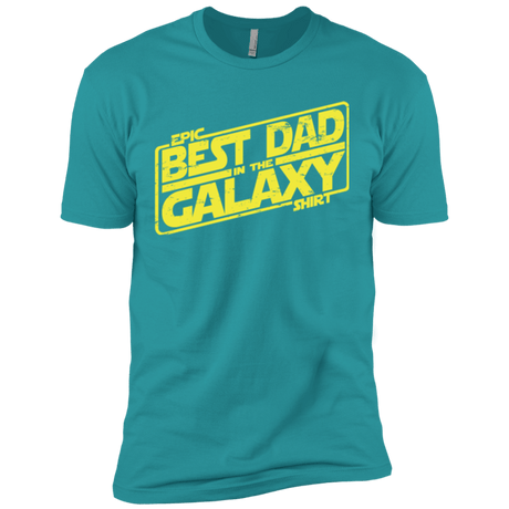 T-Shirts Tahiti Blue / X-Small Best Dad in the Galaxy Men's Premium T-Shirt