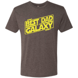 T-Shirts Macchiato / Small Best Dad in the Galaxy Men's Triblend T-Shirt