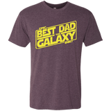 T-Shirts Vintage Purple / Small Best Dad in the Galaxy Men's Triblend T-Shirt