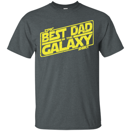 T-Shirts Dark Heather / Small Best Dad in the Galaxy T-Shirt
