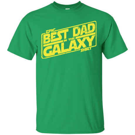 T-Shirts Irish Green / Small Best Dad in the Galaxy T-Shirt