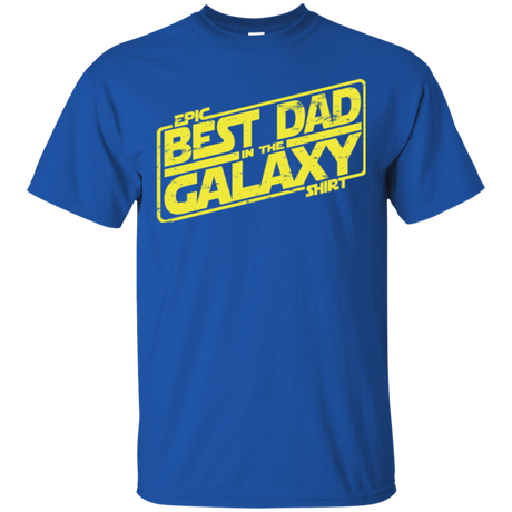 T-Shirts Royal / Small Best Dad in the Galaxy T-Shirt