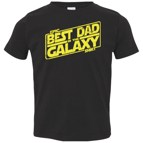 T-Shirts Black / 2T Best Dad in the Galaxy Toddler Premium T-Shirt