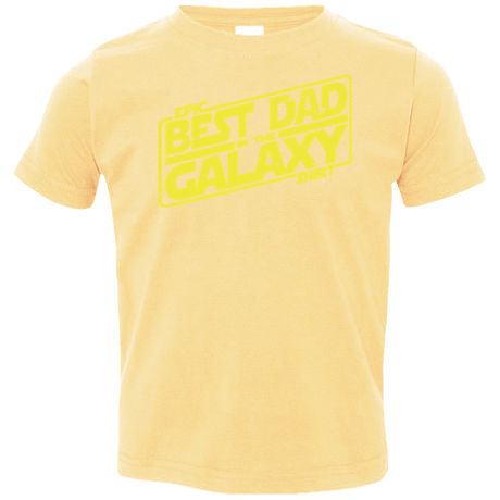 T-Shirts Butter / 2T Best Dad in the Galaxy Toddler Premium T-Shirt