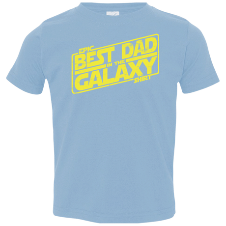 T-Shirts Light Blue / 2T Best Dad in the Galaxy Toddler Premium T-Shirt