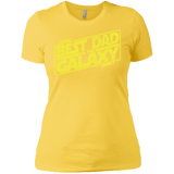 T-Shirts Vibrant Yellow / X-Small Best Dad in the Galaxy Women's Premium T-Shirt