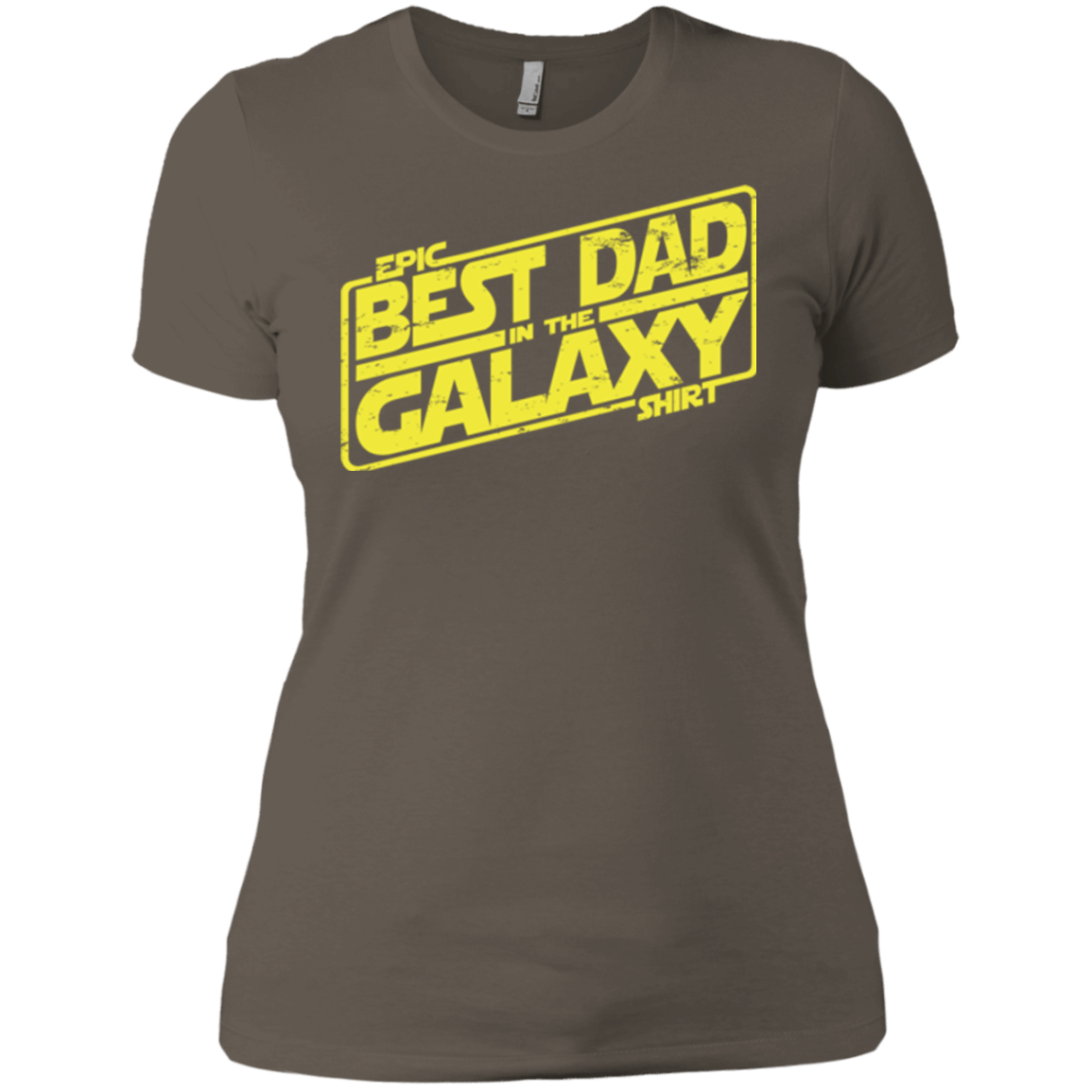 T-Shirts Warm Grey / X-Small Best Dad in the Galaxy Women's Premium T-Shirt